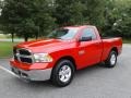 2019 Flame Red Ram 1500 Tradesman Regular Cab  photo #2