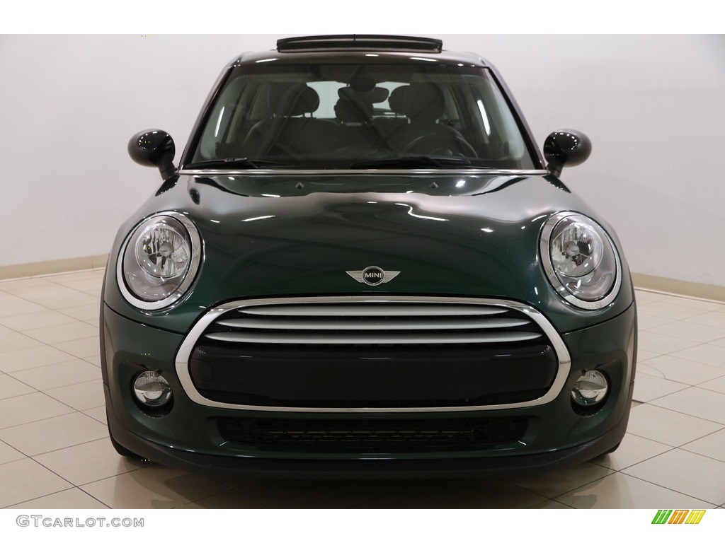 2015 Cooper Hardtop 4 Door - British Racing Green II Metallic / Carbon Black photo #2