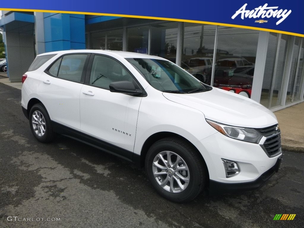 2019 Equinox LS AWD - Summit White / Medium Ash Gray photo #1