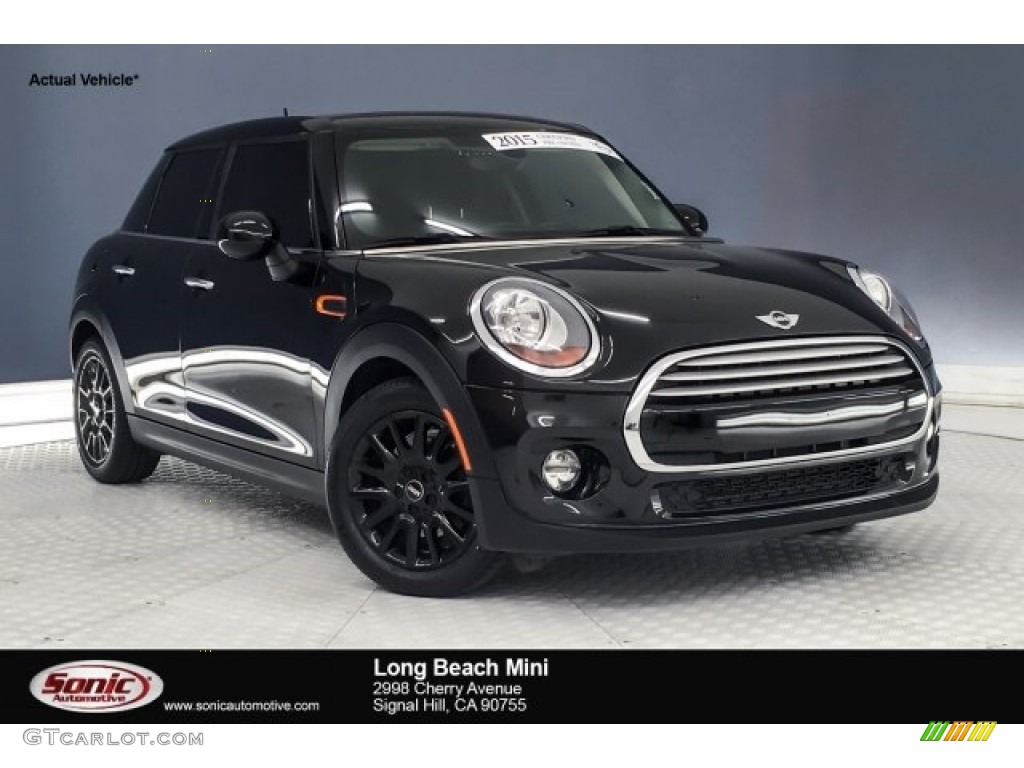 2015 Cooper Hardtop 4 Door - Midnight Black Metallic / Carbon Black photo #1