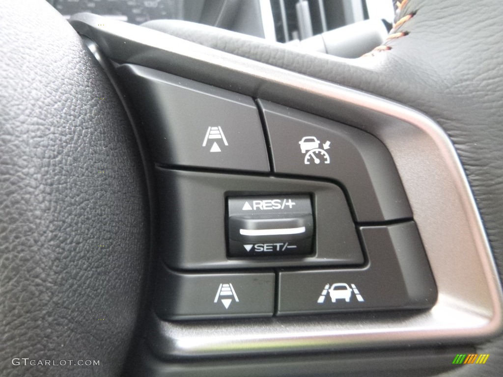2019 Subaru Crosstrek 2.0i Premium Black Steering Wheel Photo #129315095