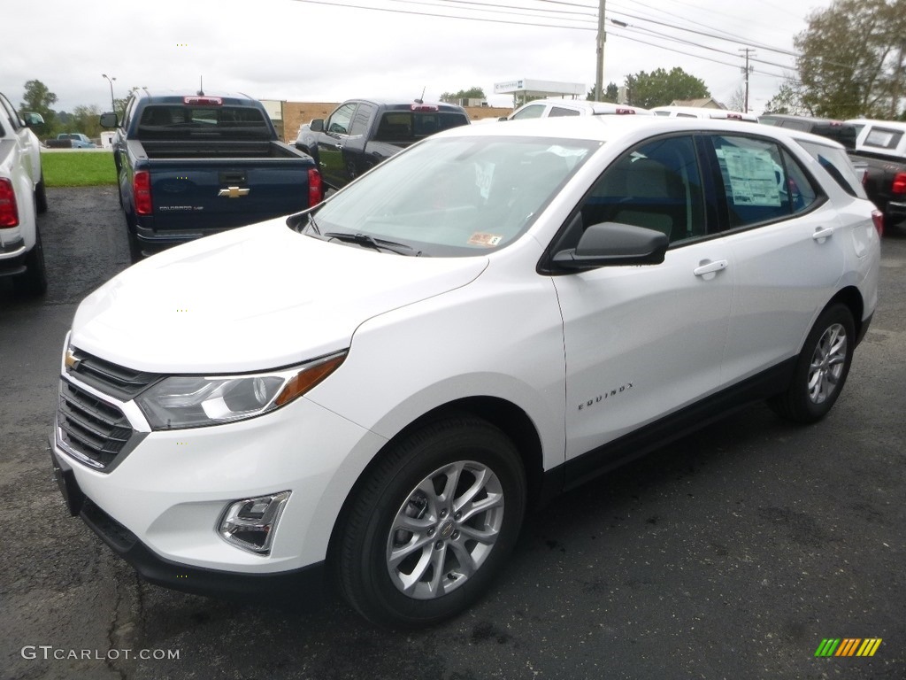 2019 Equinox LS AWD - Summit White / Medium Ash Gray photo #8