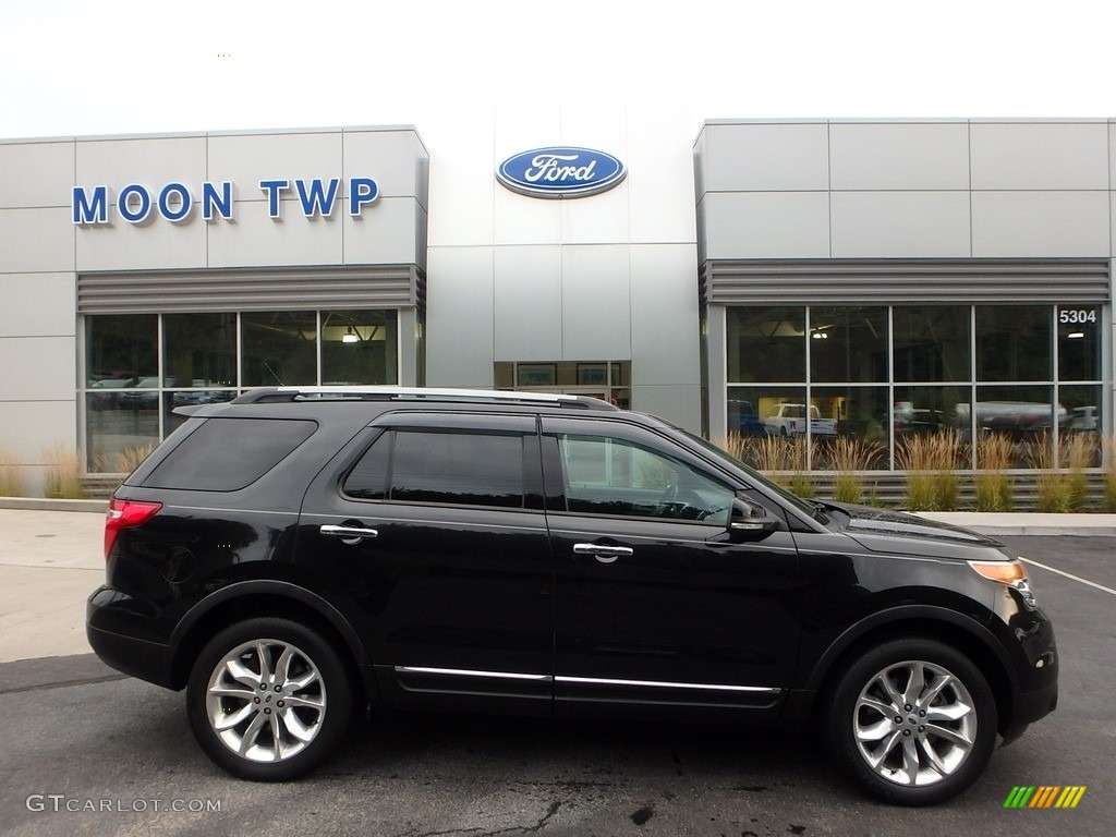 2015 Explorer XLT 4WD - Tuxedo Black / Charcoal Black photo #1