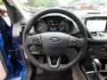 Charcoal Black 2018 Ford Escape Titanium 4WD Steering Wheel