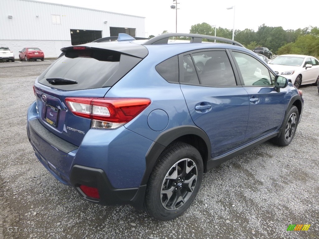 2019 Crosstrek 2.0i Premium - Quartz Blue Pearl / Black photo #4