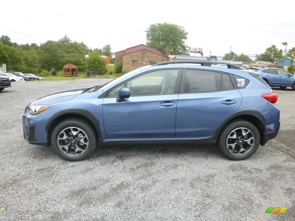 2019 Crosstrek 2.0i Premium - Quartz Blue Pearl / Black photo #7