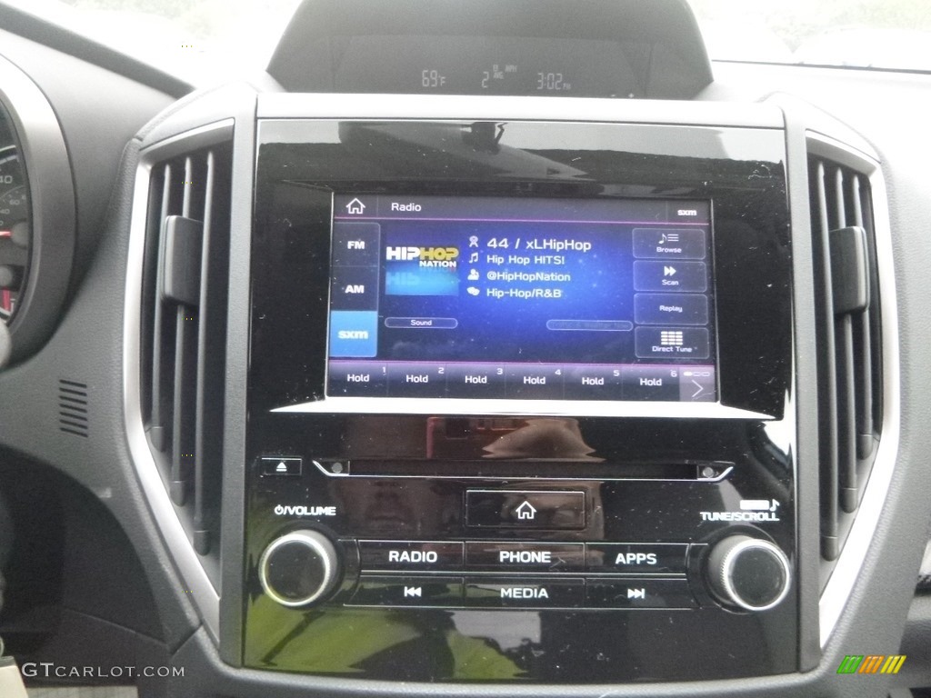 2019 Crosstrek 2.0i Premium - Quartz Blue Pearl / Black photo #16