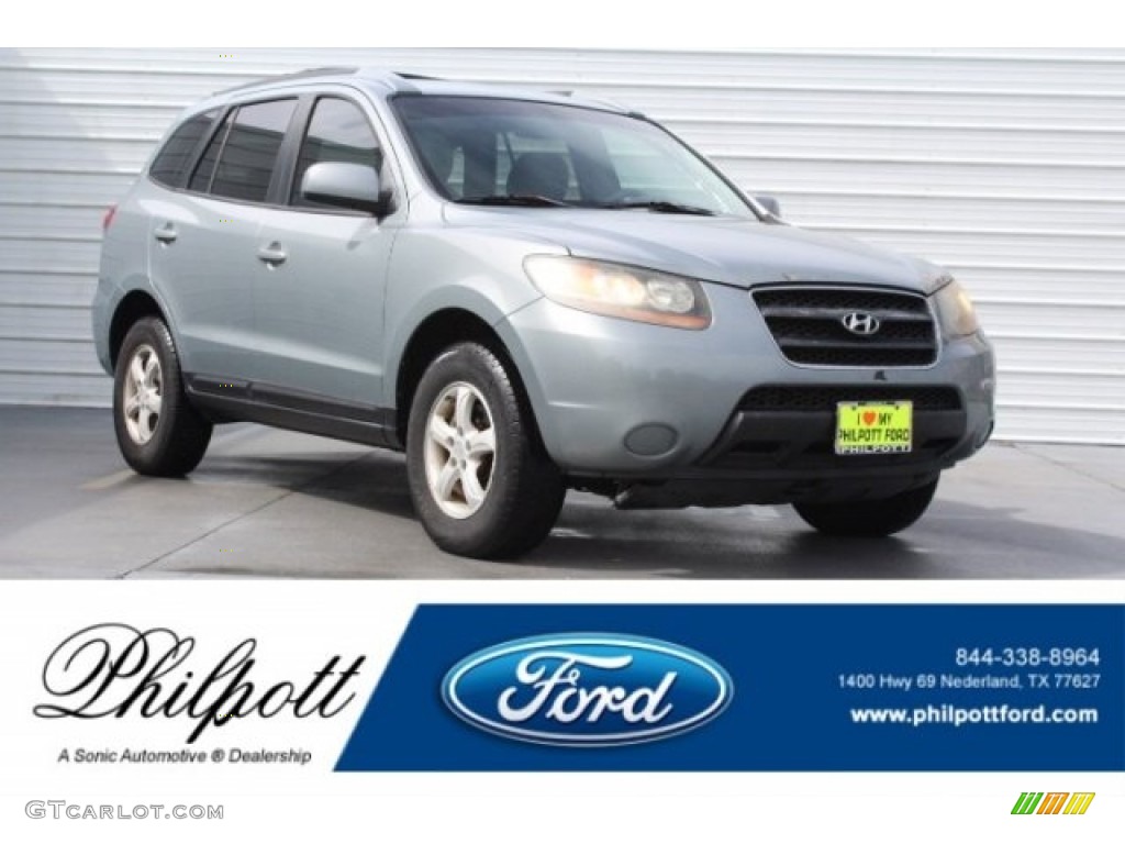 2007 Santa Fe GLS - Steel Gray / Gray photo #1