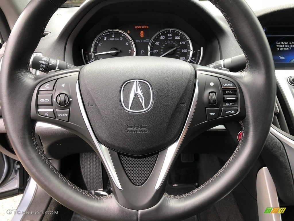 2015 TLX 2.4 - Slate Silver Metallic / Ebony photo #14