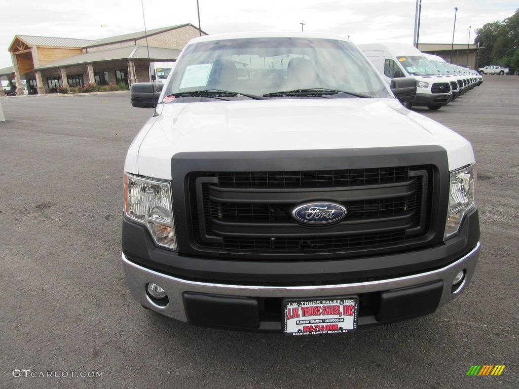 2014 F150 XL SuperCab - Oxford White / Steel Grey photo #8