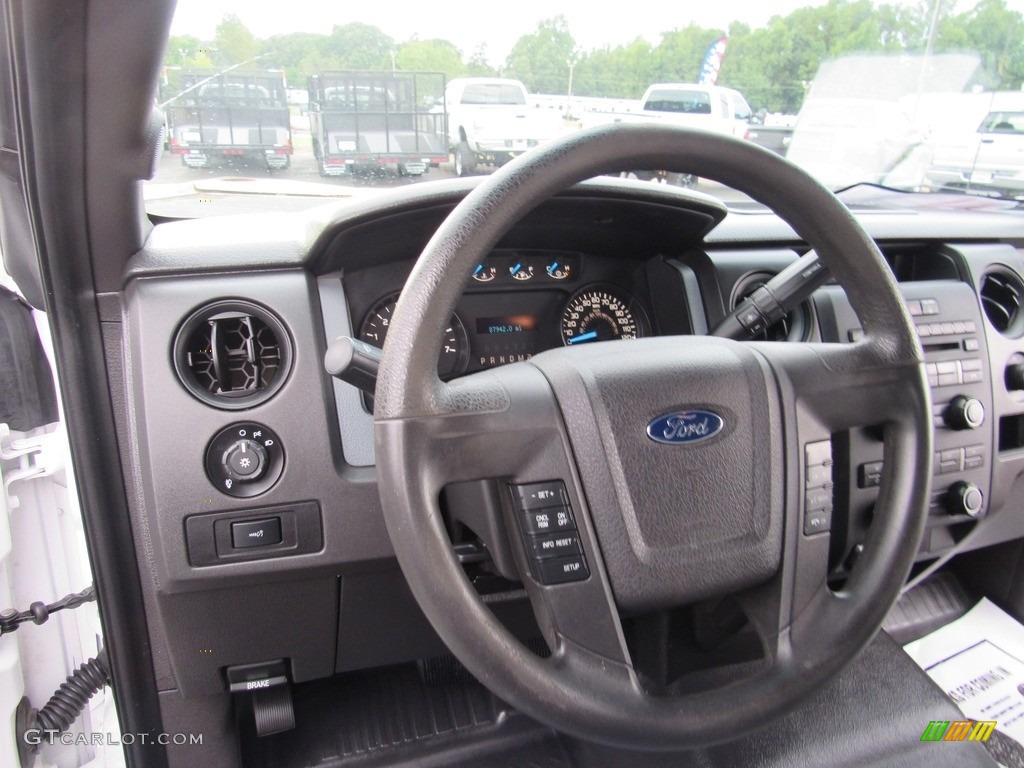 2014 F150 XL SuperCab - Oxford White / Steel Grey photo #19