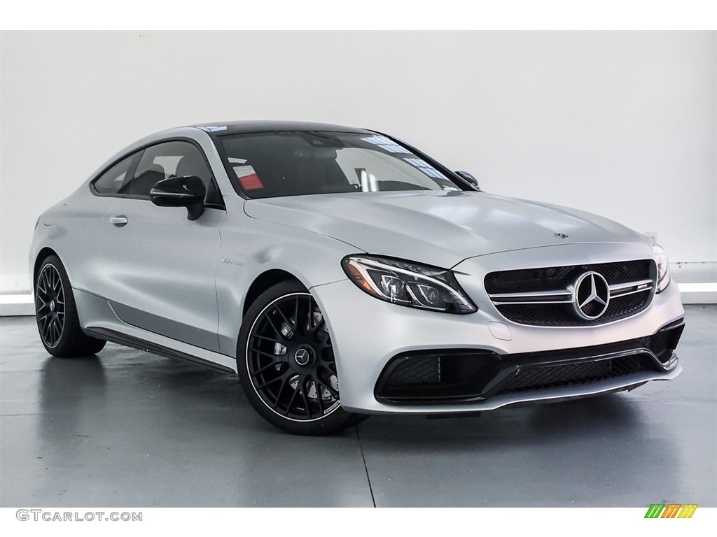 designo Iridium Silver Magno (Matte) 2018 Mercedes-Benz C 63 AMG Coupe Exterior Photo #129324386