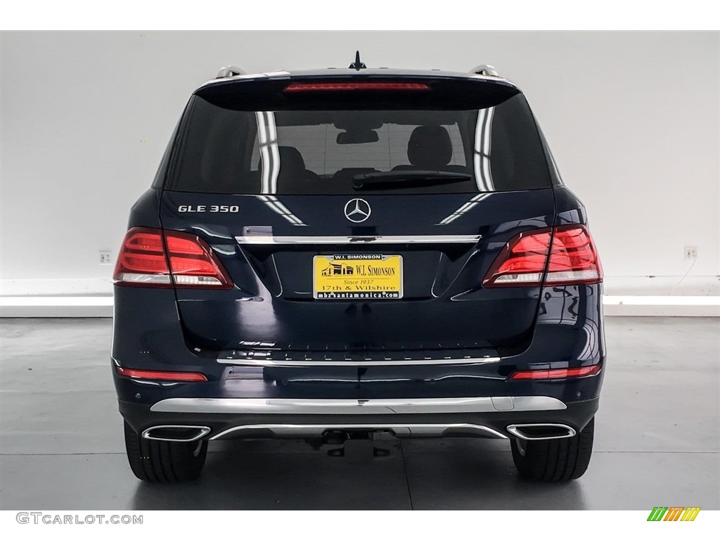 2018 GLE 350 - Lunar Blue Metallic / Ginger Beige/Espresso Brown photo #3
