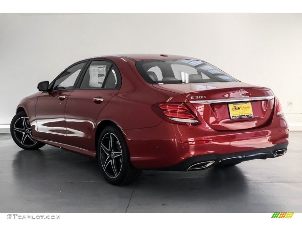 2018 E 300 Sedan - designo Cardinal Red Metallic / Macchiato Beige/Black photo #2