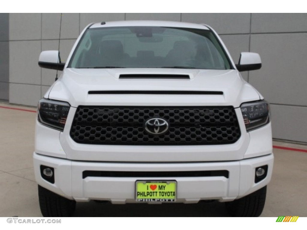 2019 Tundra TRD Sport CrewMax 4x4 - Super White / Graphite photo #2