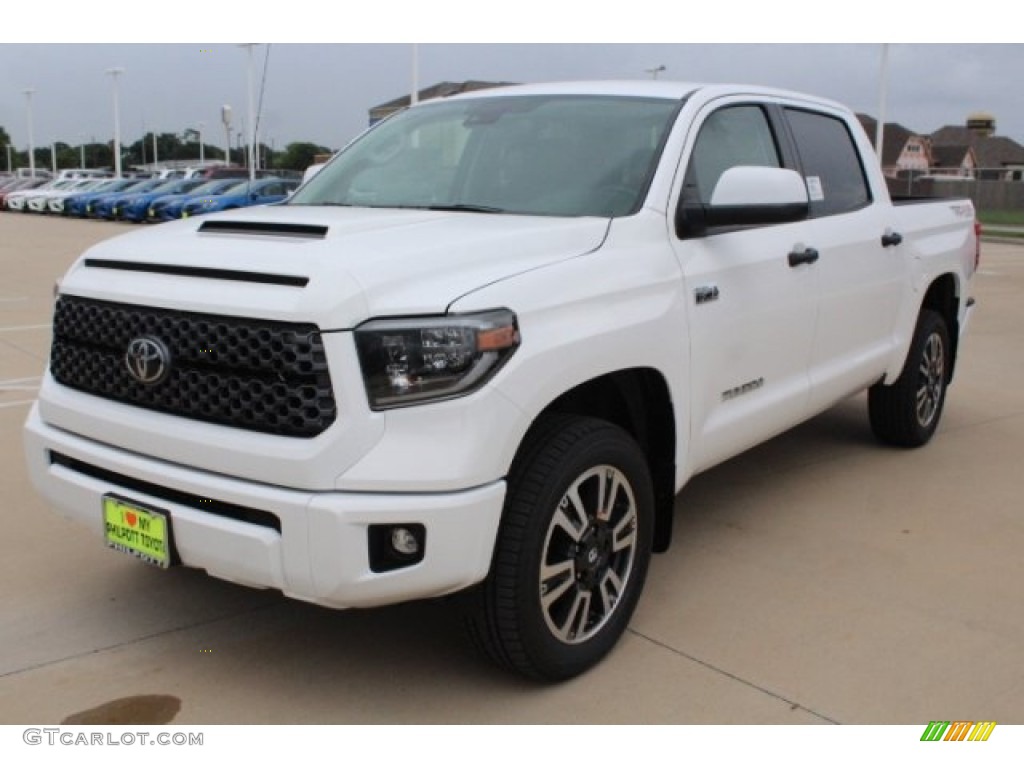 2019 Tundra TRD Sport CrewMax 4x4 - Super White / Graphite photo #3