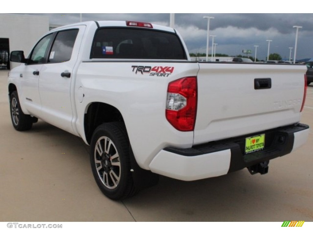 2019 Tundra TRD Sport CrewMax 4x4 - Super White / Graphite photo #6