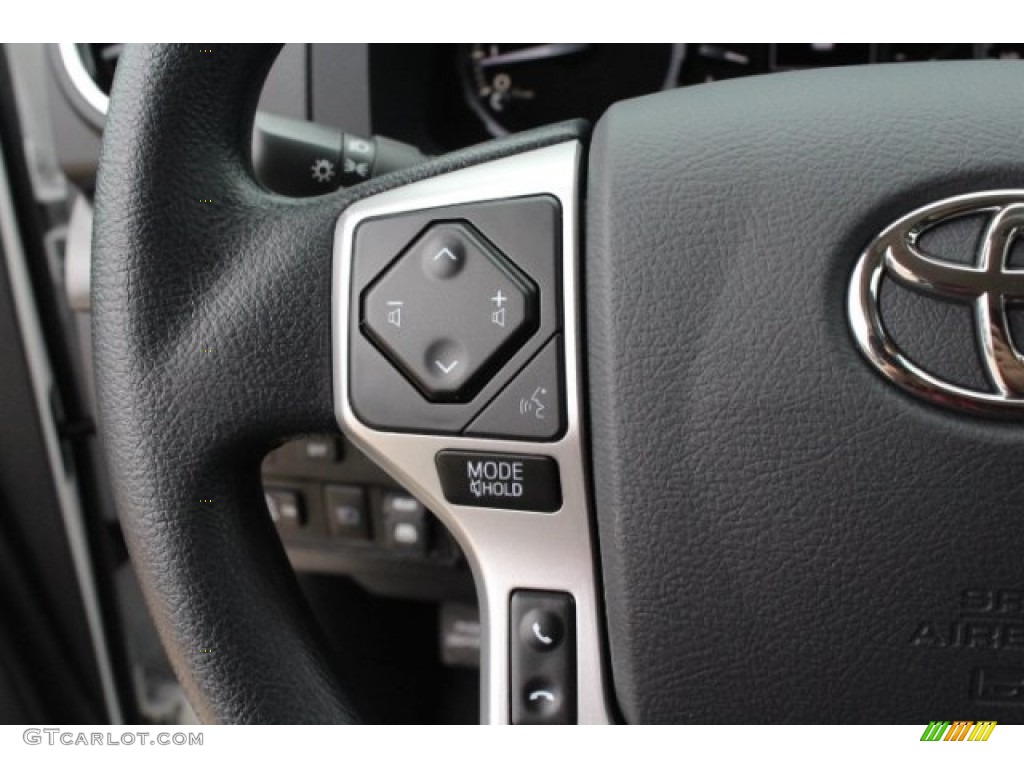 2019 Toyota Tundra TRD Sport CrewMax 4x4 Graphite Steering Wheel Photo #129326108