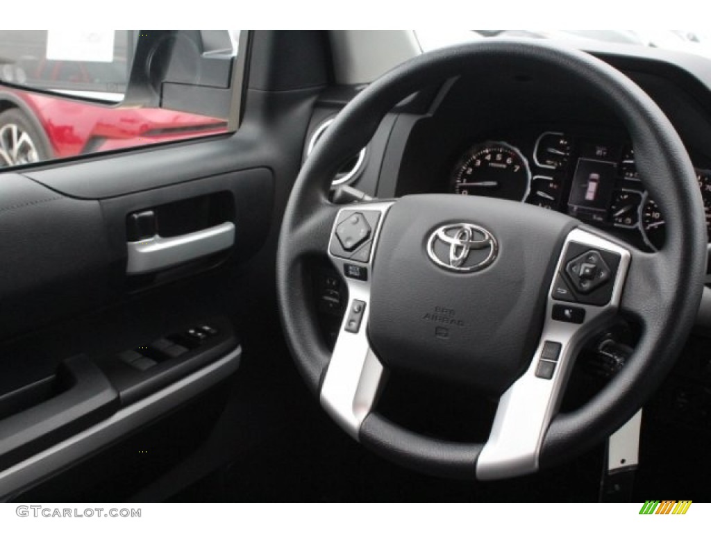 2019 Toyota Tundra TRD Sport CrewMax 4x4 Graphite Steering Wheel Photo #129326225
