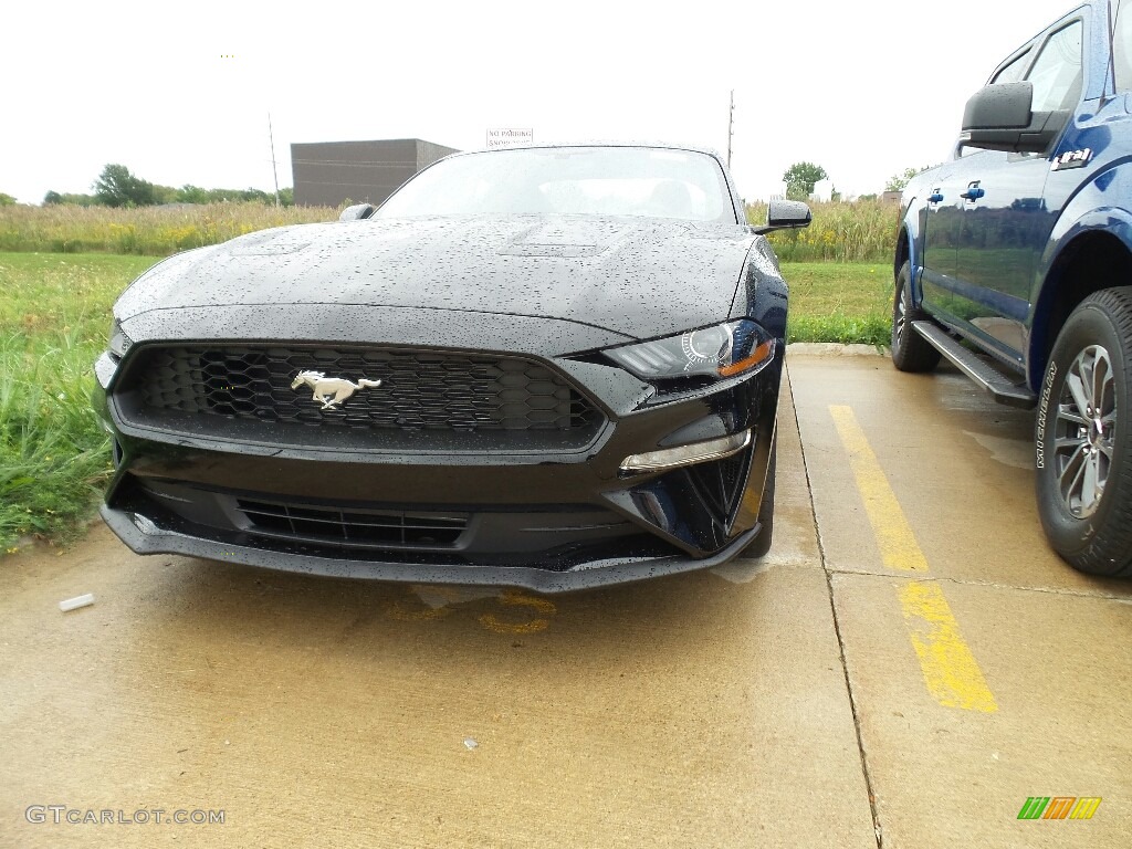 Shadow Black Ford Mustang