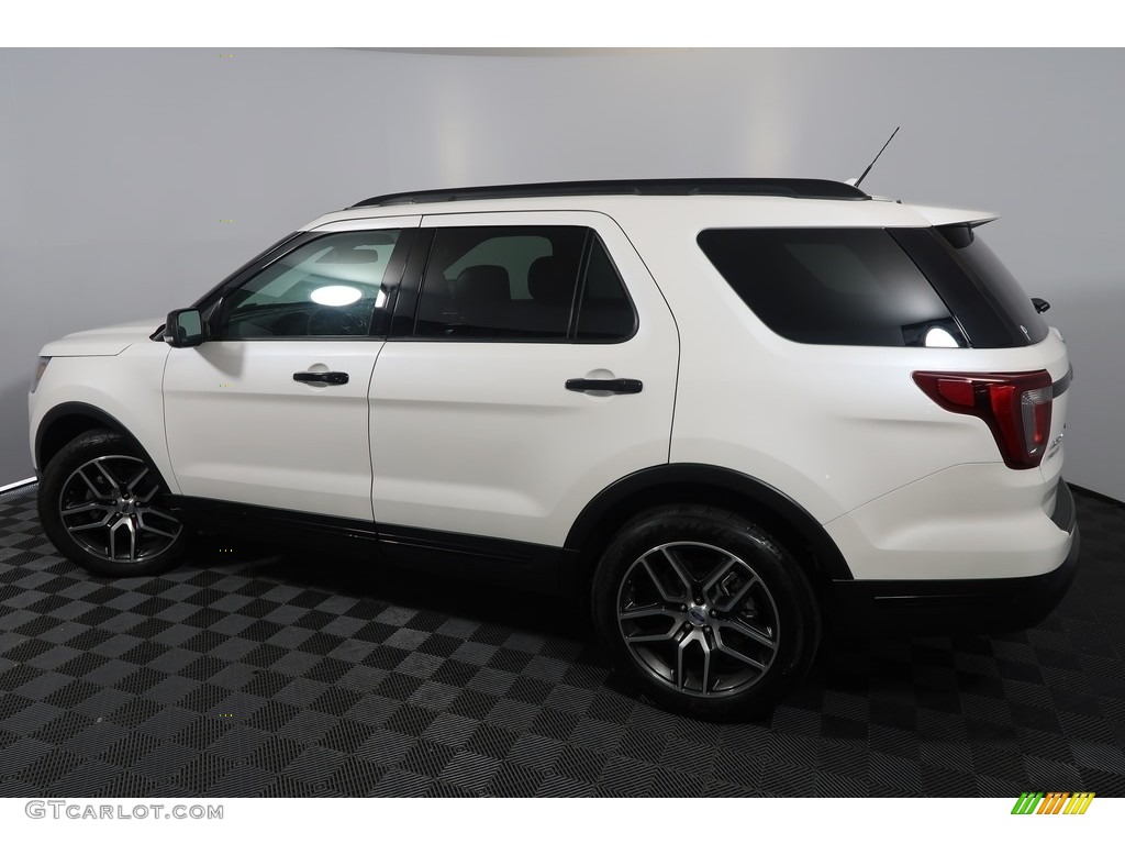 2018 Explorer Sport 4WD - White Platinum / Ebony Black photo #11