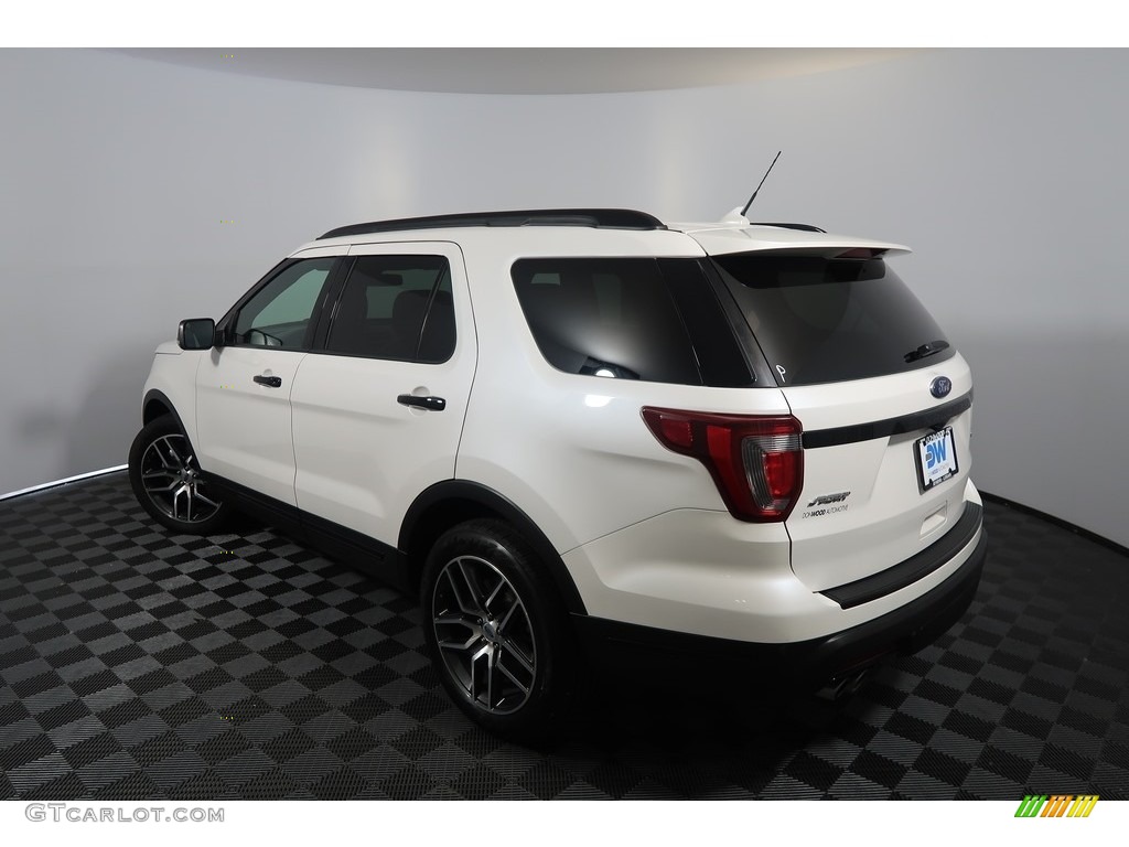 2018 Explorer Sport 4WD - White Platinum / Ebony Black photo #12