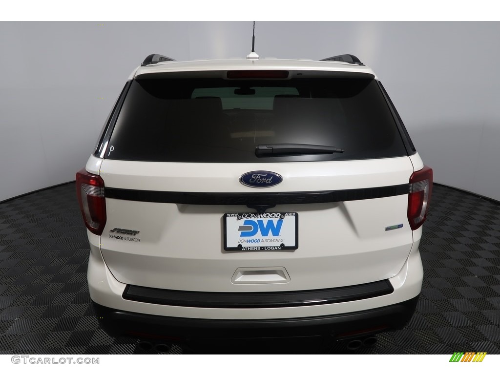 2018 Explorer Sport 4WD - White Platinum / Ebony Black photo #13