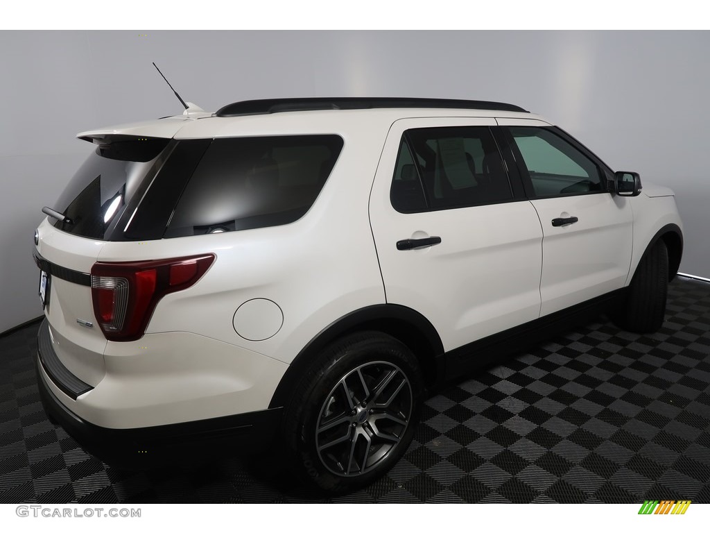 2018 Explorer Sport 4WD - White Platinum / Ebony Black photo #15