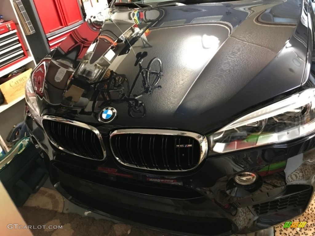 2017 X6 M  - Carbon Black Metallic / Black photo #4