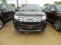 2018 Shadow Black Ford Explorer XLT 4WD  photo #2