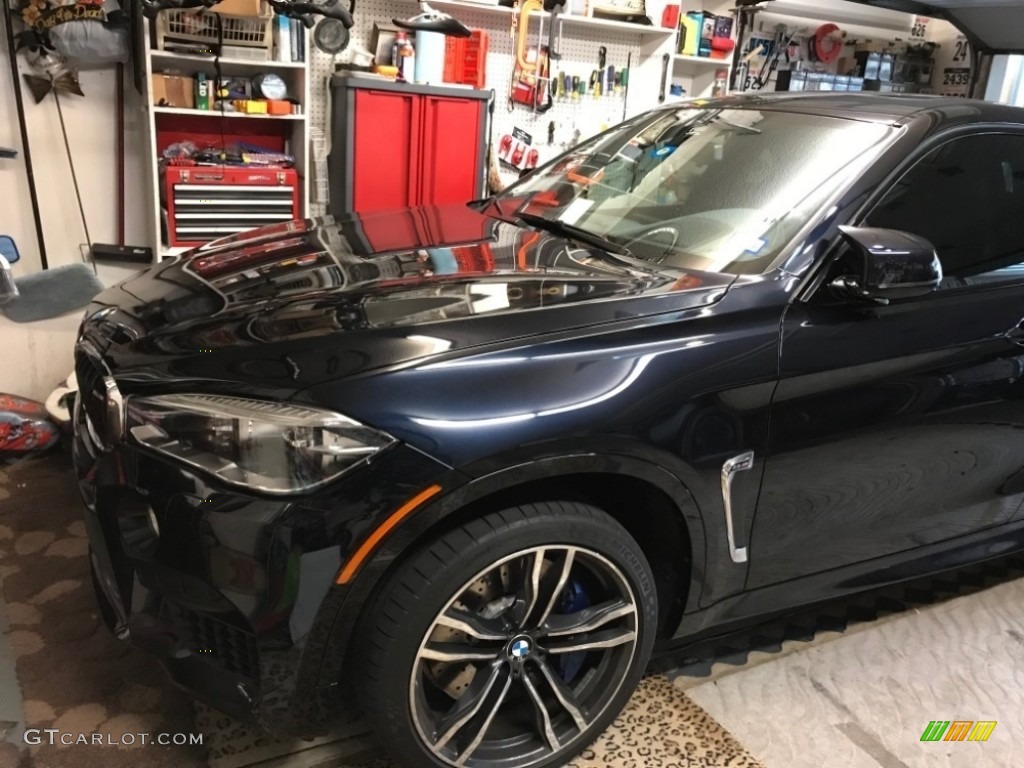 2017 X6 M  - Carbon Black Metallic / Black photo #5