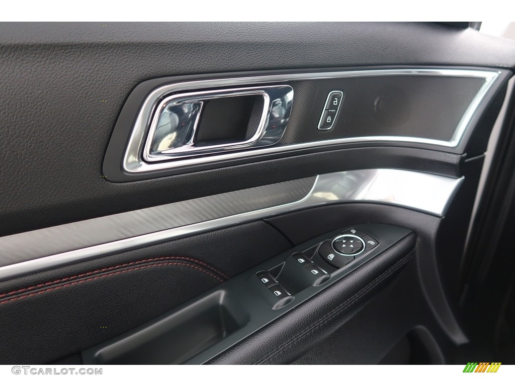 2018 Explorer Sport 4WD - White Platinum / Ebony Black photo #48
