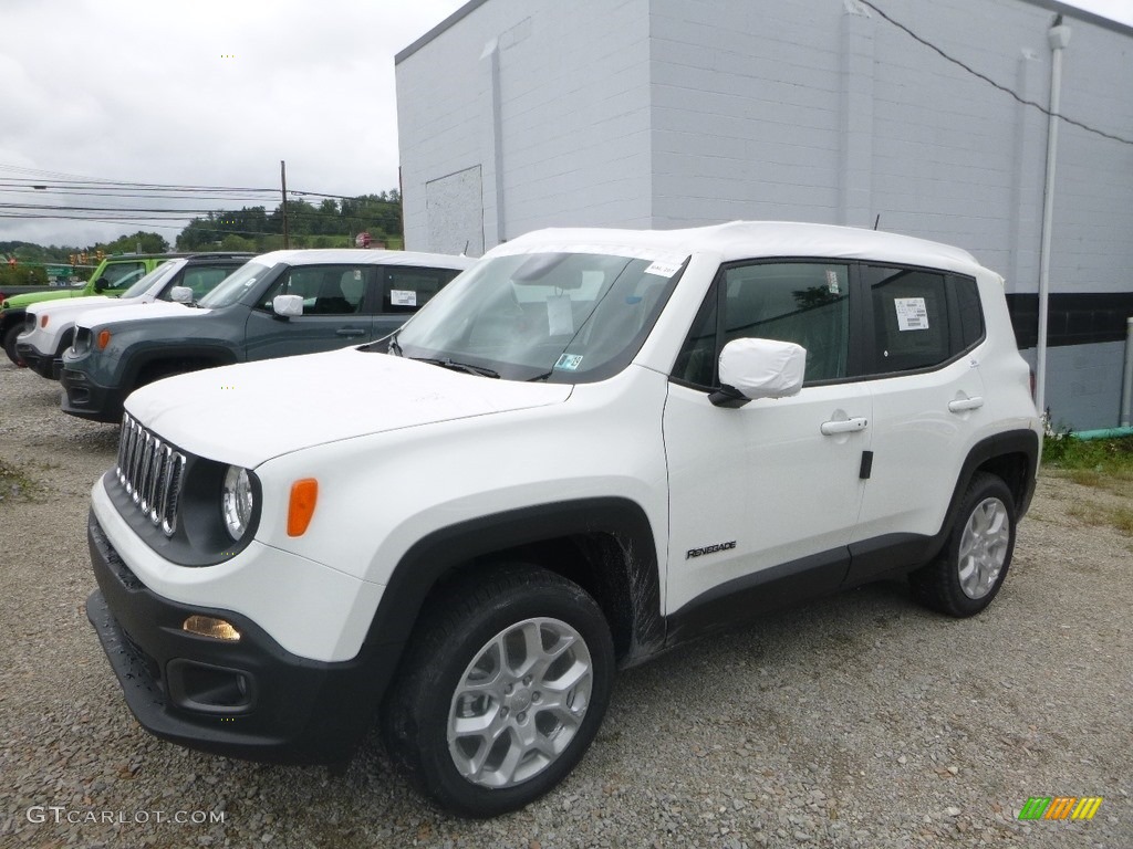 2018 Renegade Latitude 4x4 - Alpine White / Black photo #1