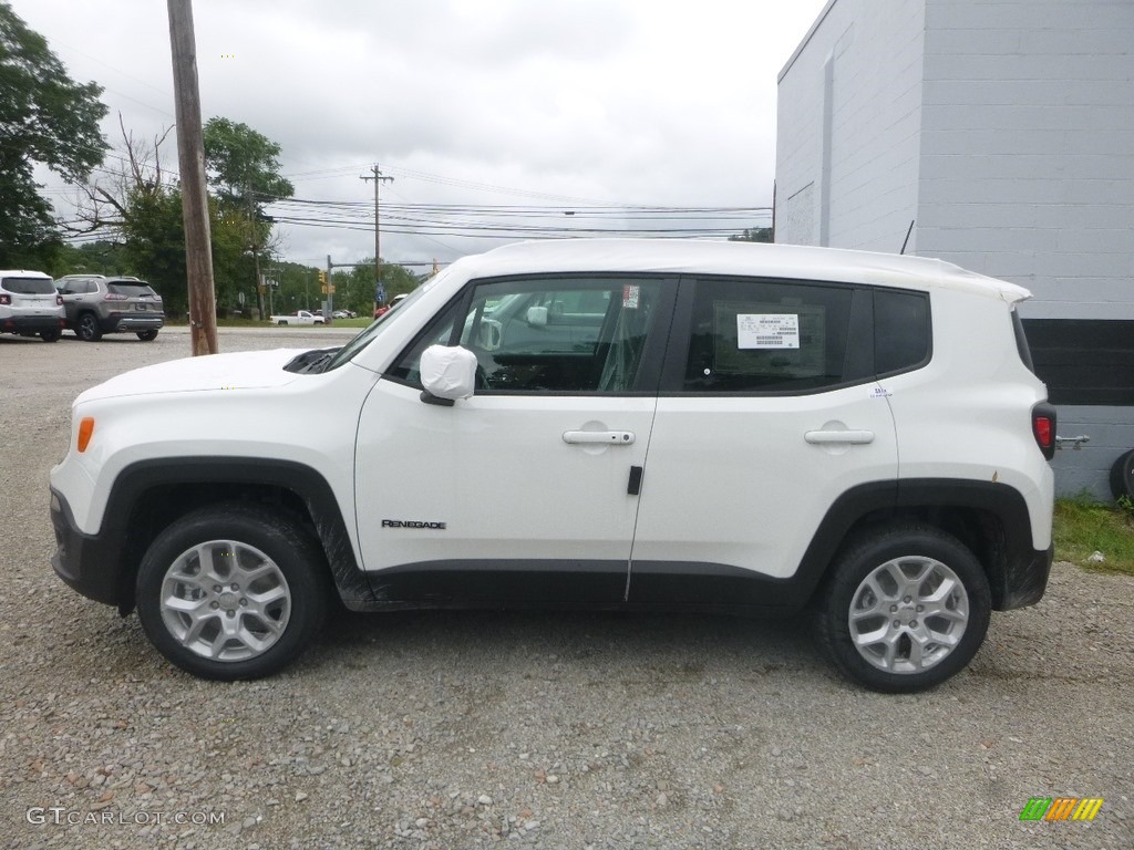 2018 Renegade Latitude 4x4 - Alpine White / Black photo #2