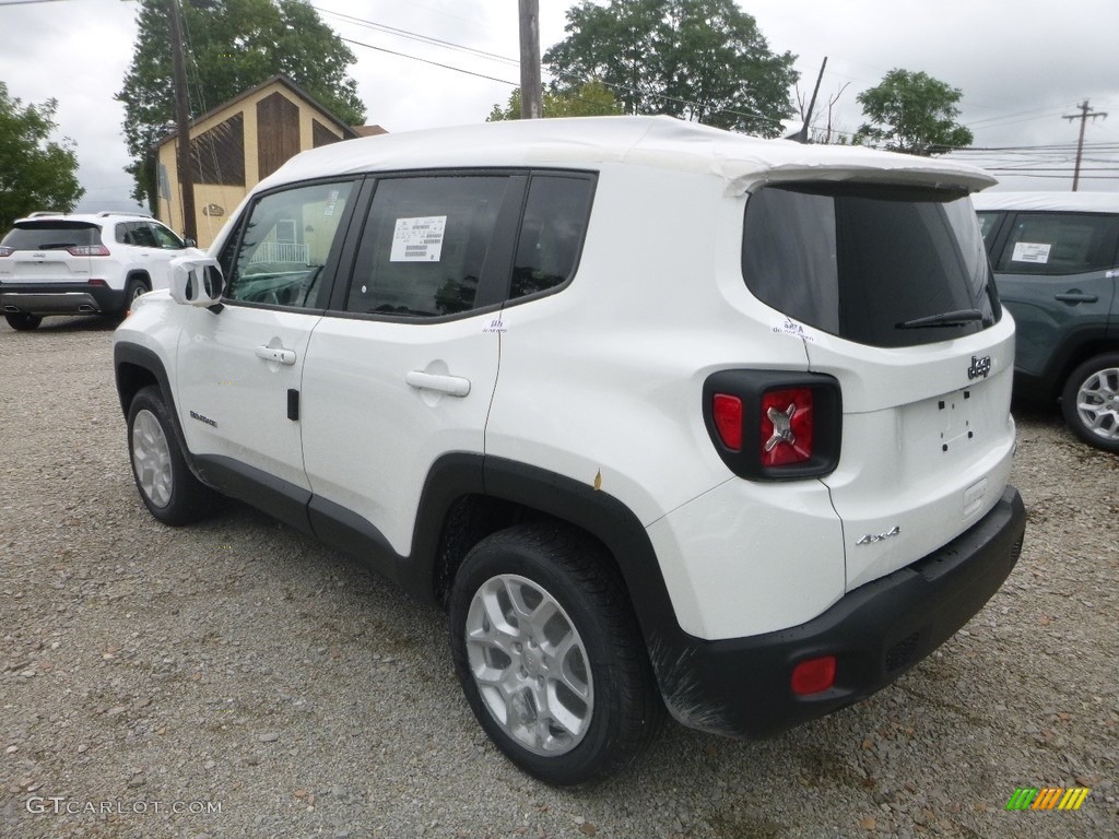 2018 Renegade Latitude 4x4 - Alpine White / Black photo #3