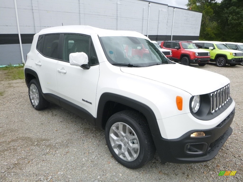 2018 Renegade Latitude 4x4 - Alpine White / Black photo #7