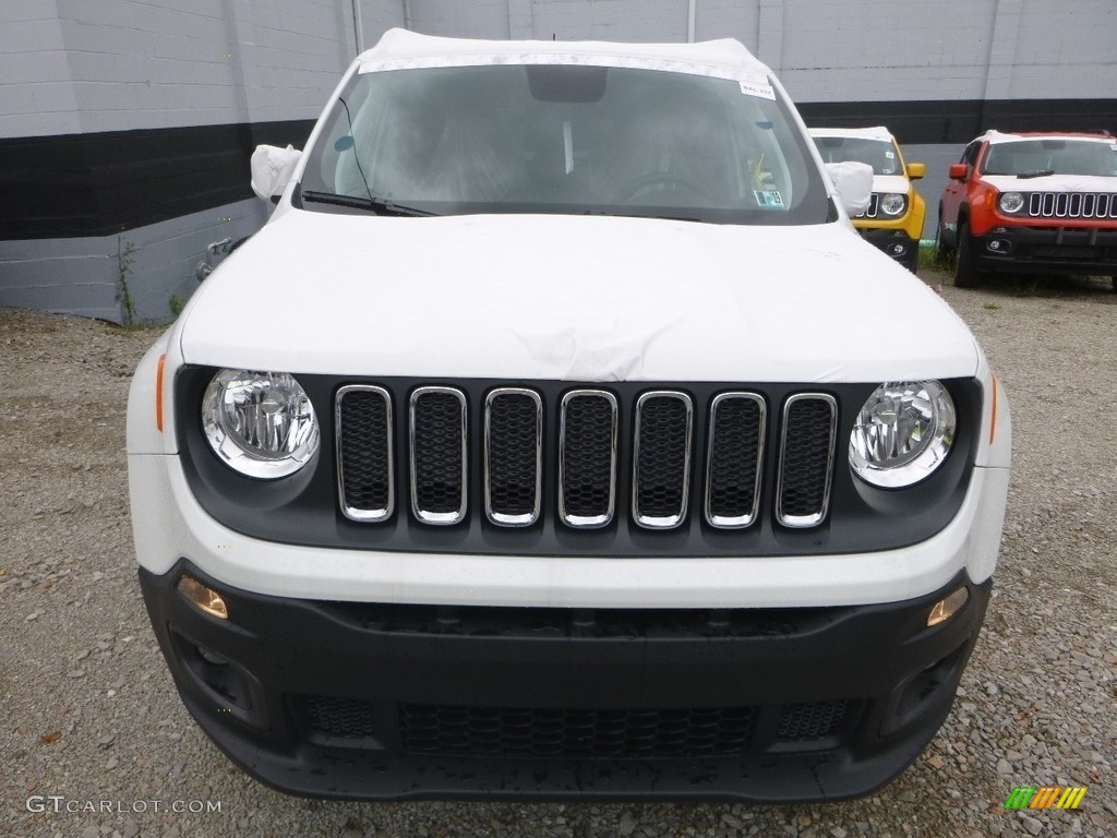 2018 Renegade Latitude 4x4 - Alpine White / Black photo #8