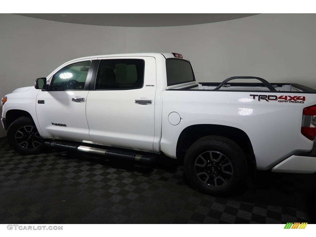 2017 Super White Toyota Tundra Limited Crewmax 4x4 #129311353 Photo #11 