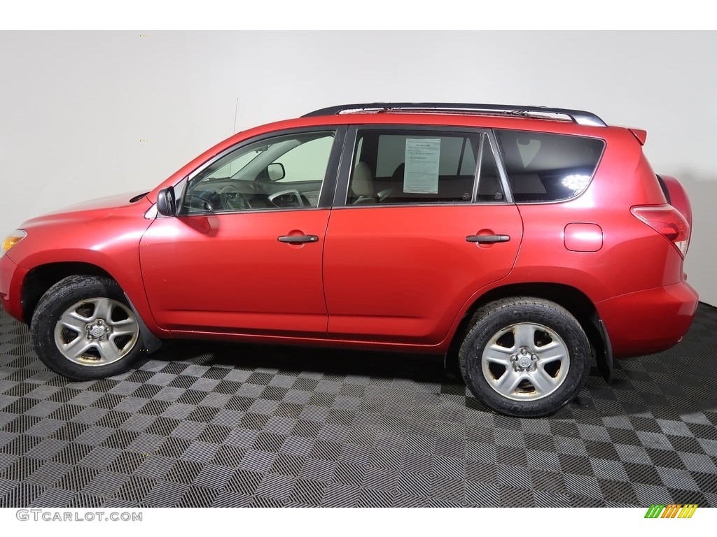 2008 RAV4 4WD - Barcelona Red Pearl / Ash photo #8