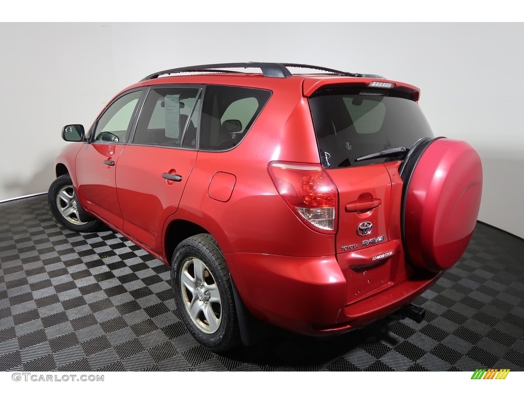 2008 RAV4 4WD - Barcelona Red Pearl / Ash photo #9