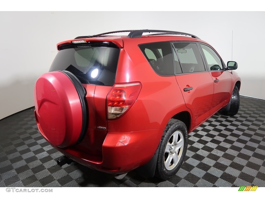 2008 RAV4 4WD - Barcelona Red Pearl / Ash photo #11