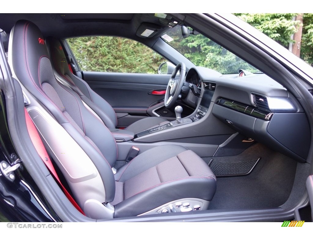 Black Interior 2019 Porsche 911 Carrera T Coupe Photo #129336205