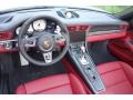 Bordeaux Red 2019 Porsche 911 Turbo S Cabriolet Dashboard