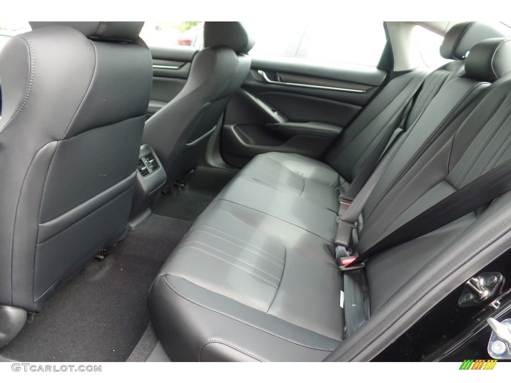 Black Interior 2018 Honda Accord EX-L Sedan Photo #129336805