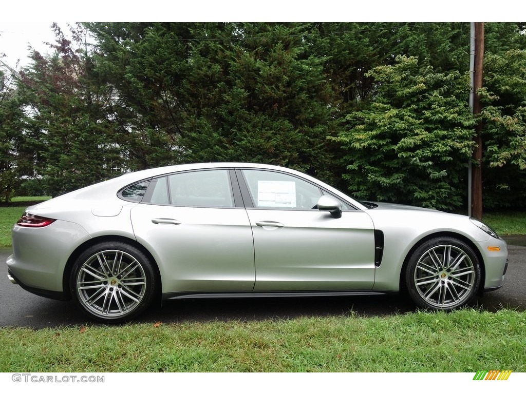 Rhodium Silver Metallic 2018 Porsche Panamera 4S Exterior Photo #129336859