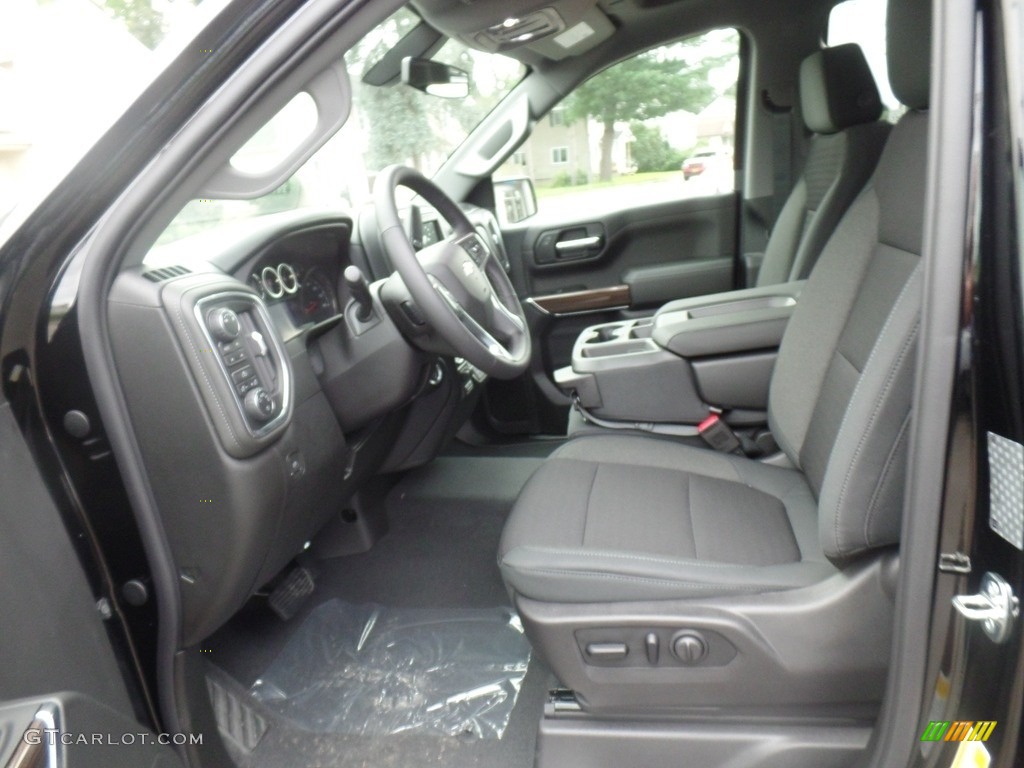 Jet Black Interior 2019 Chevrolet Silverado 1500 LT Z71 Crew Cab 4WD Photo #129337630