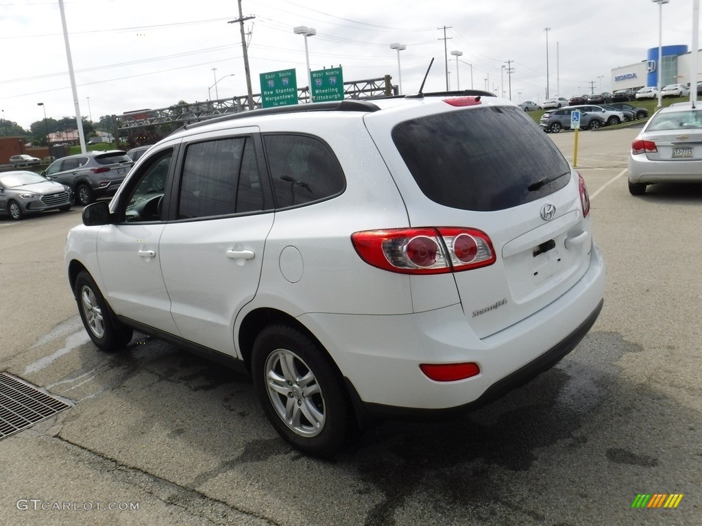 2012 Santa Fe GLS AWD - Glacier White / Gray photo #7