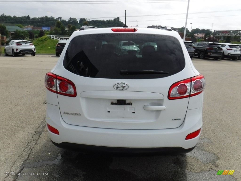 2012 Santa Fe GLS AWD - Glacier White / Gray photo #8