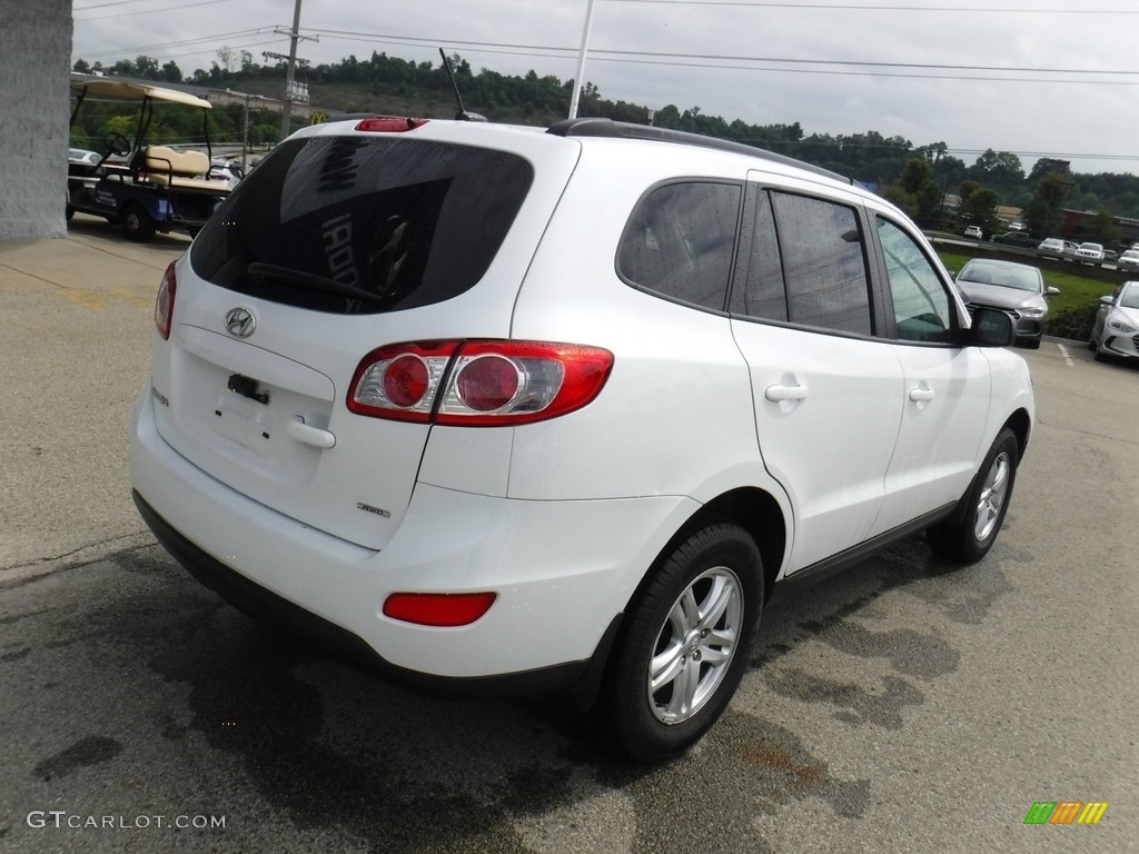 2012 Santa Fe GLS AWD - Glacier White / Gray photo #9