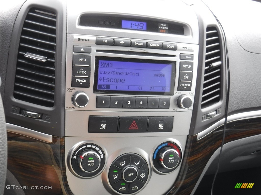 2012 Santa Fe GLS AWD - Glacier White / Gray photo #16